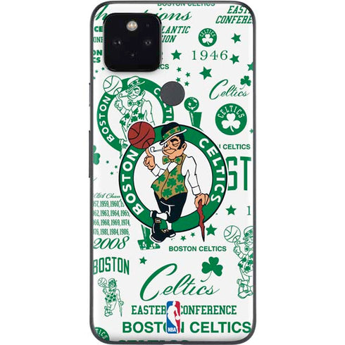 NBA Boston Celtics Historic Blast Google Pixel 5 Skin